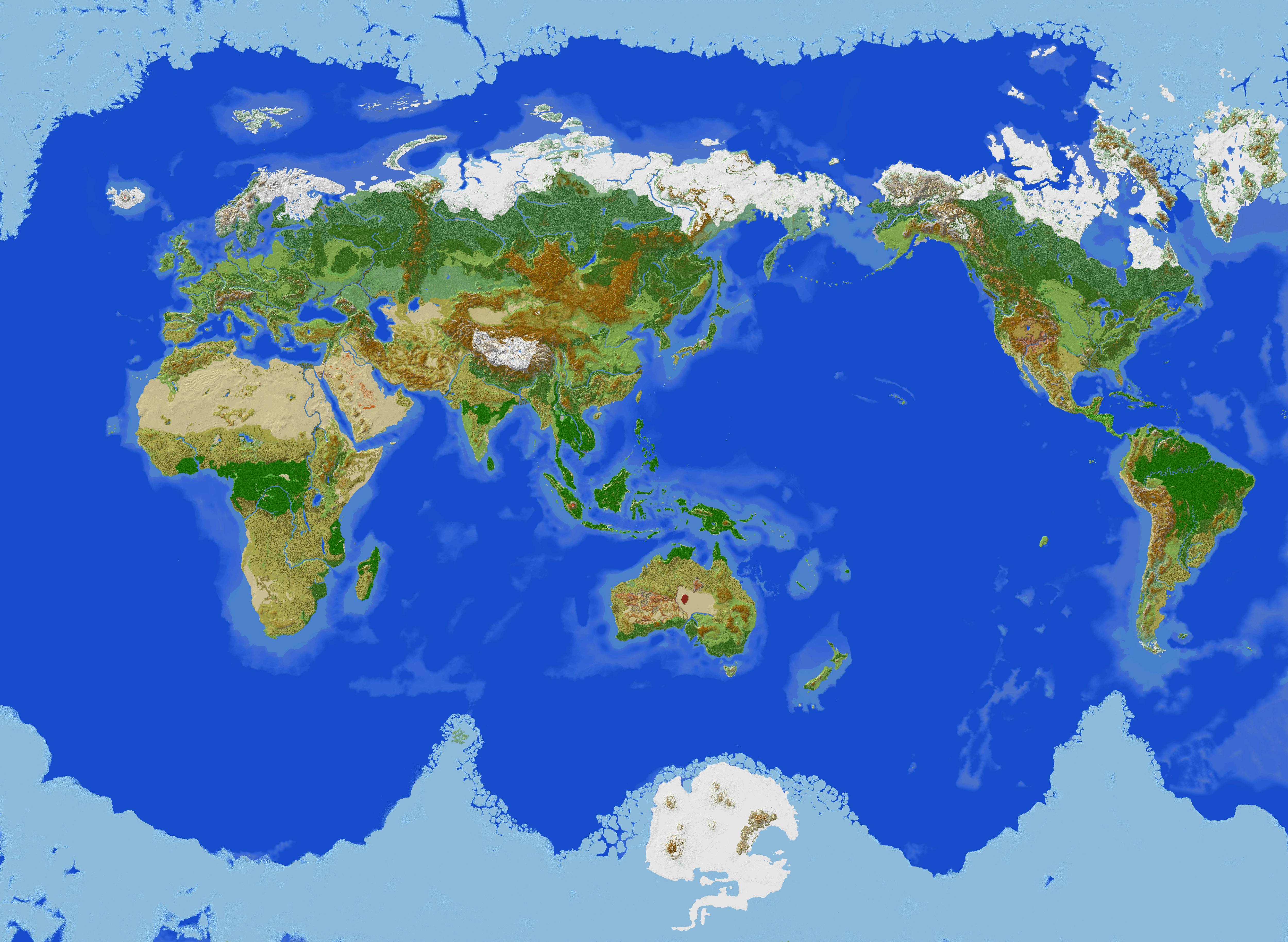 Карта мира BaronCraft